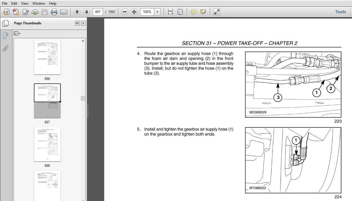 New Holland TV6070 Tractor Service Repair Manual (84127308) New Holland TV6070 - PDF Download - Image 2
