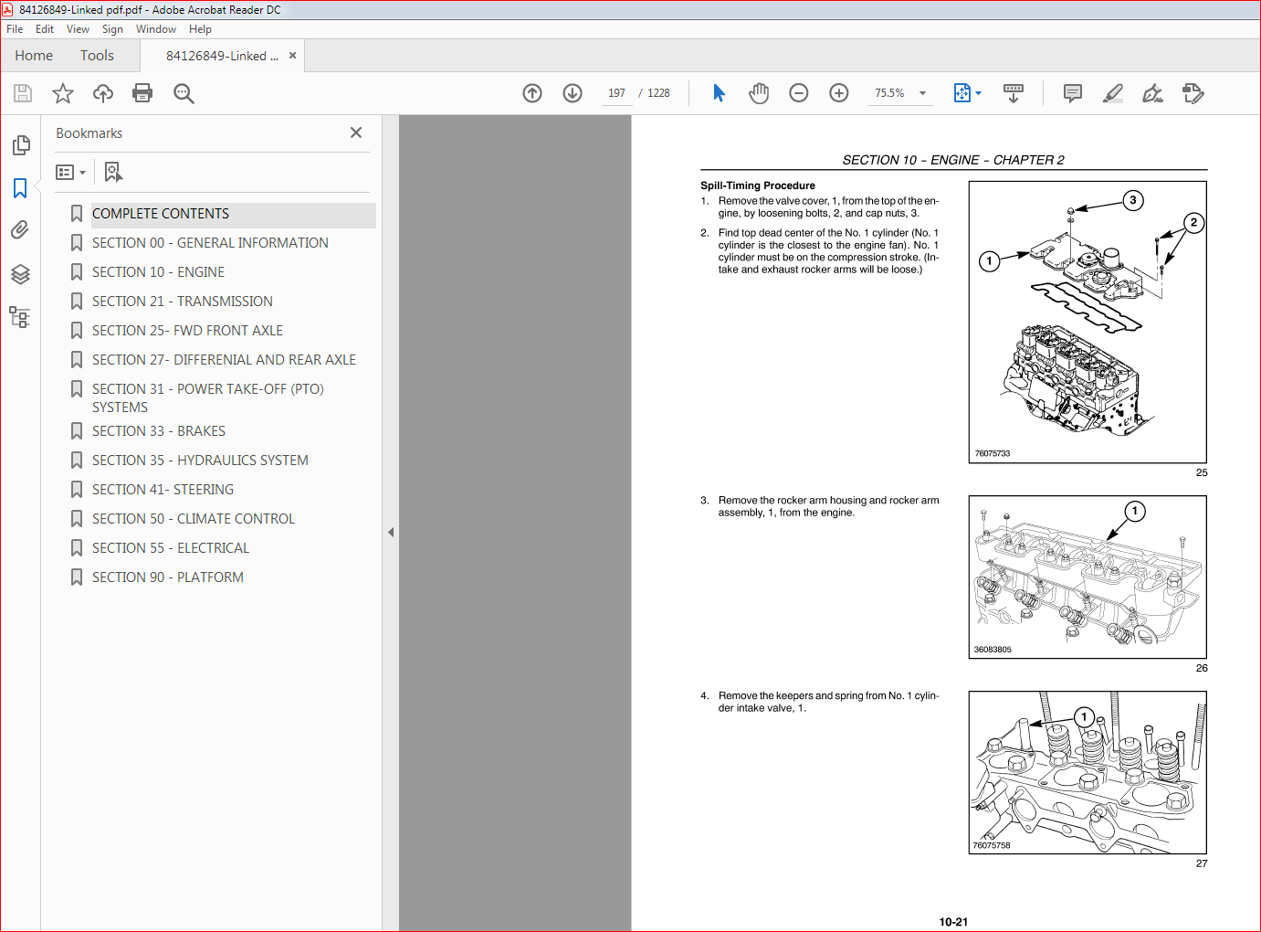 New Holland Tractor 3040 3045 3050 Cvt Boomer Service Manual 84126849 