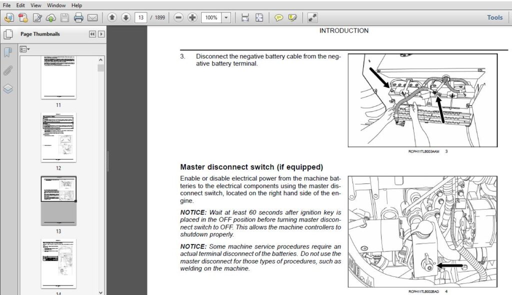 New Holland Tractor Backhoe U80c Tier 4 Service Manual 47441616 - Pdf 