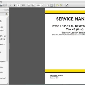 New Holland Tractor Loader Backhoe B110C, B95C, B95C TC, B95CLR Service Manual 48038049 - PDF DOWNLOAD