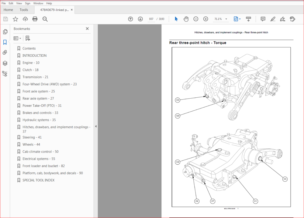 New Holland Tractor T4.85 T4.95 T4.105 T4.115 Service Manual 47840679 ...