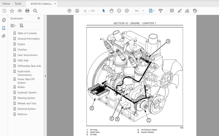 New Holland Tractor TC29D TC33D Service Manual 87036756 - PDF DOWNLOAD ...