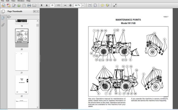 New Holland W170B Wheel Loader Service Manual (87614924) New Holland ...