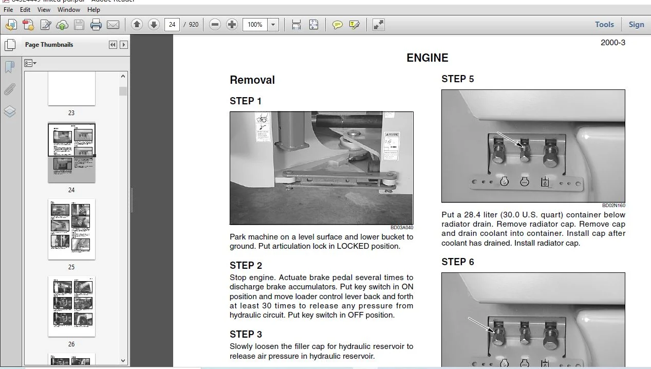 New Holland W170C Tier 2 Wheel Loader Service Repair Manual (84524449) New Holland W170C - PDF Download - Image 4