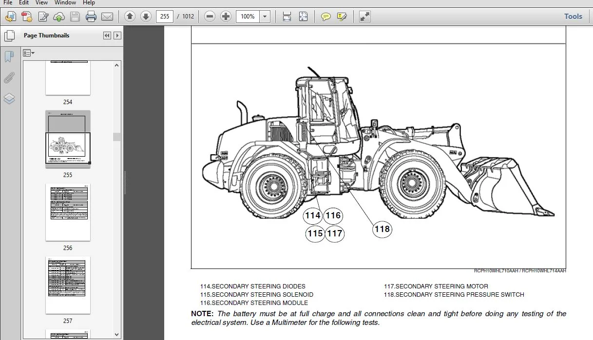New Holland W170C Tier 4 Wheel Loader Service Repair Manual (84525142) New Holland W170C - PDF Download - Image 4