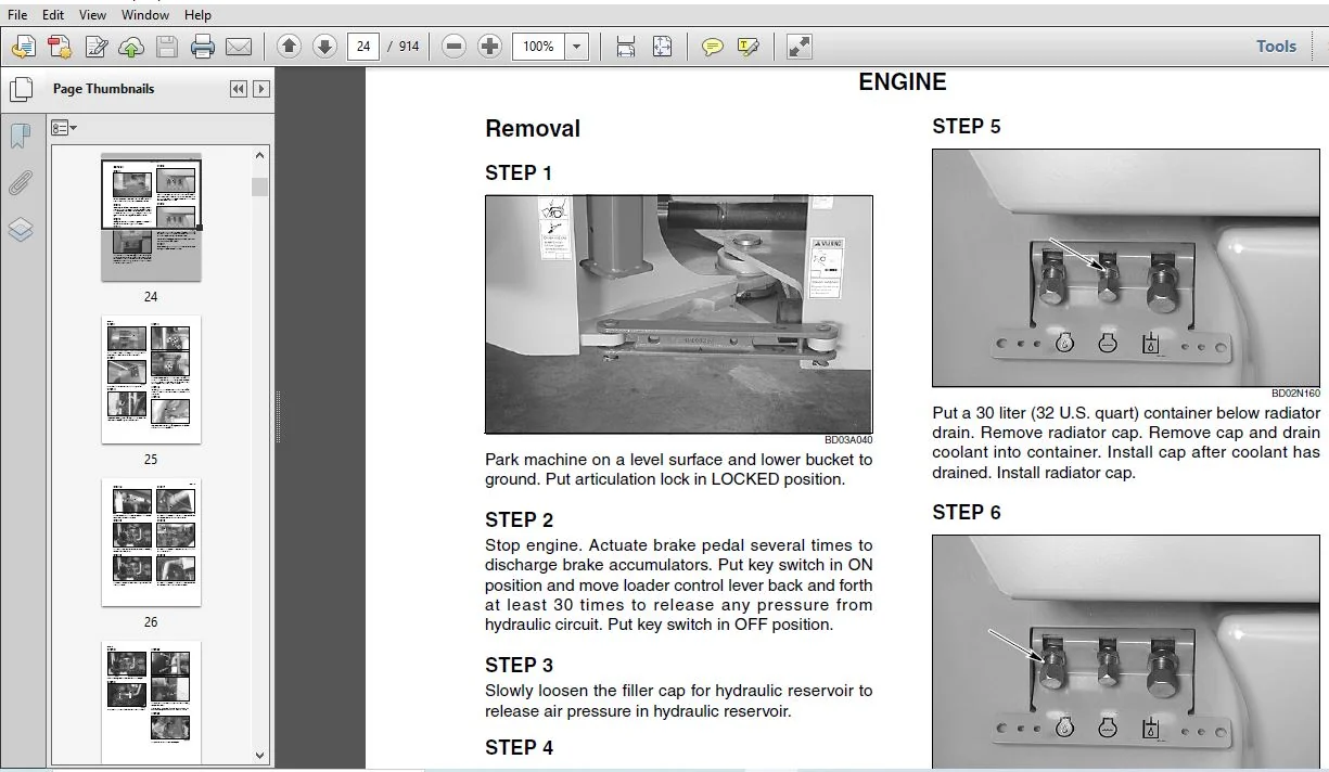 New Holland W190C Tier 2 Wheel Loader Service Repair Manual (84525132) New Holland W190C - PDF Download - Image 4