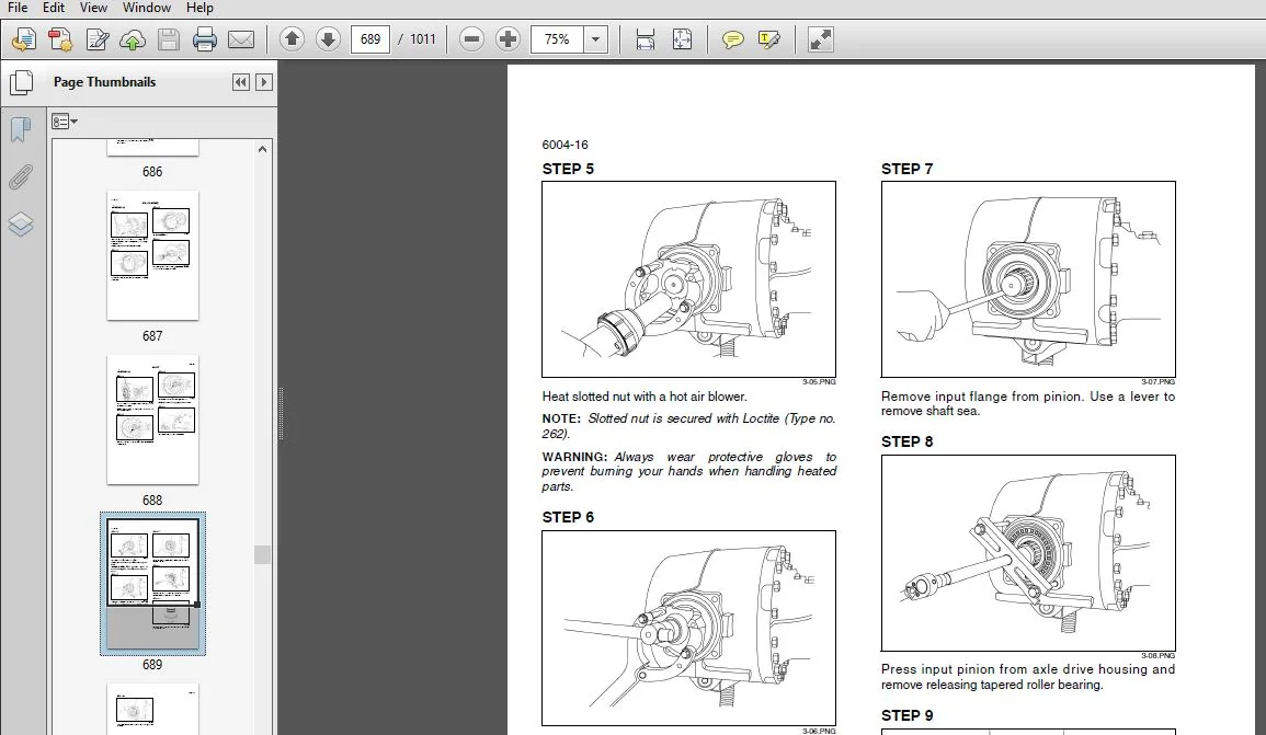 New Holland W190C Tier 4 Wheel Loader Service Manual (84488427B) New Holland W190C - PDF Download - Image 4