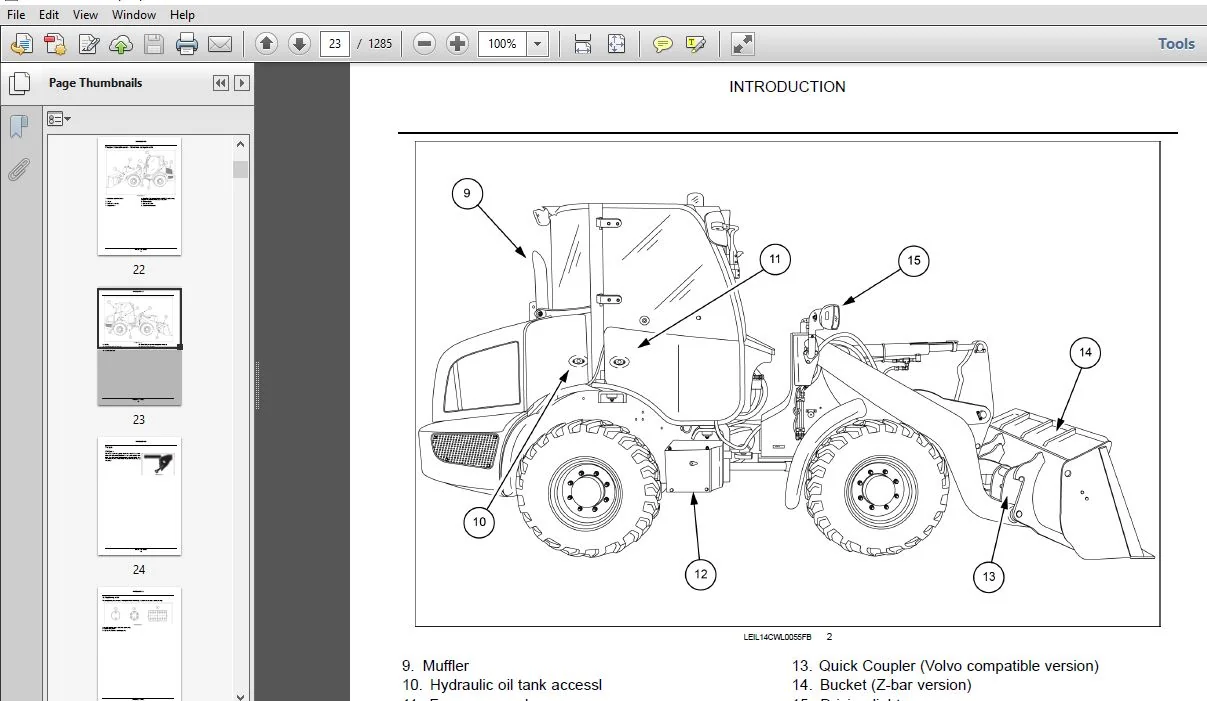 New Holland W50C W60C W70C W80C Tier4 Compact Wheel Loader Service Manual (47768541B) - PDF Download - Image 4