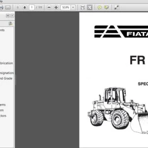 New Holland Wheel Loader Fiat FR140 Service Repair Manual (75314894) - NH Wheel Loader Fiat FR140 - PDF Download
