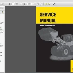 New Holland Wheel Loader LW270 Service Repair Manual (75131020R0) - New Holland Wheel Loader LW270 - PDF Download