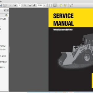 New Holland Wheel Loader LW50-B Service Repair Manual (73183078) - NH - PDF Download