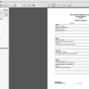 New Holland Wheel Loader W110 W130 Service Repair Manual (6- 81160NAR0) - NH Wheel Loader W110 W130 - PDF Download