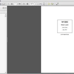 New Holland Wheel Loader W130C Service Repair Manual (47417753A) - New Holland Wheel Loader W130C - PDF Download