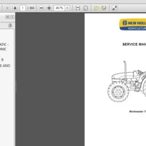 New Holland Workmaster 75 Service Repair Manual (84269855) New Holland Workmaster 75  - PDF Download
