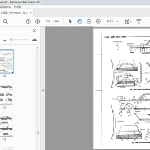 1966 Plymouth Valiant V100 V200 Signet Barracuda Workshop Manual - PDF DOWNLOAD