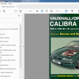 1990-1998 Vauxhall Opel Calibra Haynes Service Manual - PDF DOWNLOAD