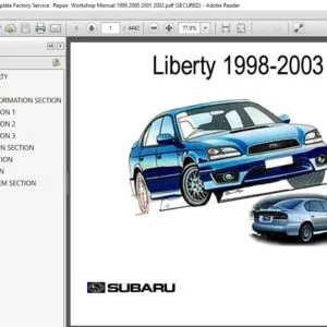 1998  - 2003 Subaru Liberty Complete Factory Service Repair Workshop Manual - PDF DOWNLOAD