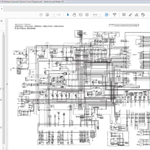 Hitachi 470-5A 470LC-5A 490H-5A 490LCH-5A 530LCH-5A Excavator Electrical Circuit Diagram Manual - PDF DOWNLOAD
