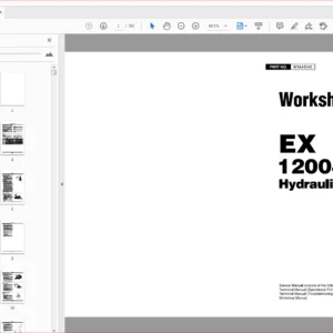 Hitachi Ex1200-6 Hydraulic Excavator Workshop Manual - PDF DOWNLOAD