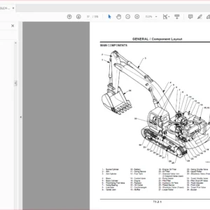 Hitachi Ex600LCH-5 Excavator Technical Operational Principle Manual - PDF DOWNLOAD
