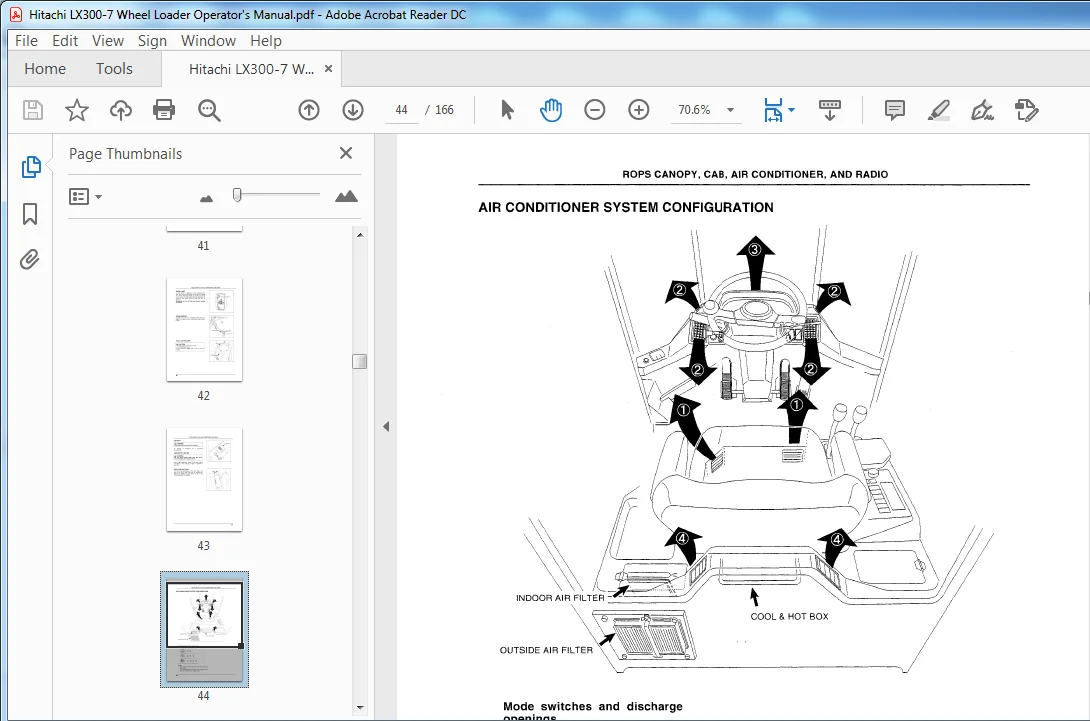 Hitachi LX300-7 Wheel Loader Operator's Manual (OW— 682CE(H)) - PDF Download - Image 3