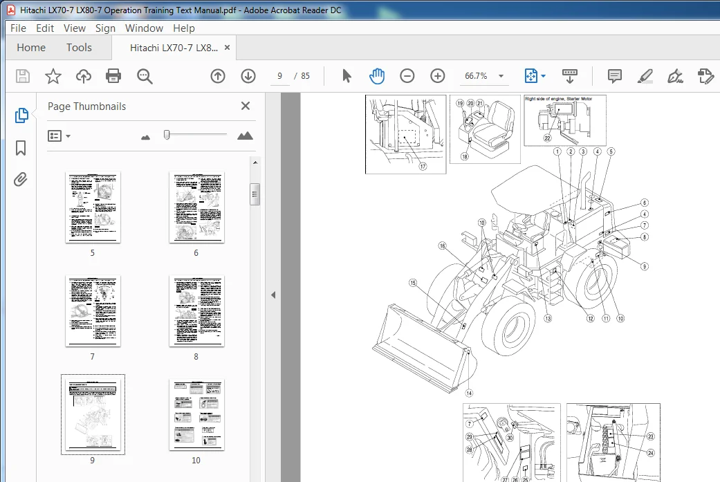 Hitachi LX70-7 LX80-7 Operation Training Text Manual (TTLA-0521-LX) - PDF Download - Image 2