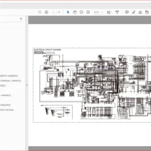 Hitachi ZH 210-6 210LC-6 Hybrid Excavator Electrical Hydraulic Circuit Diagram Manual - PDF DOWNLOAD