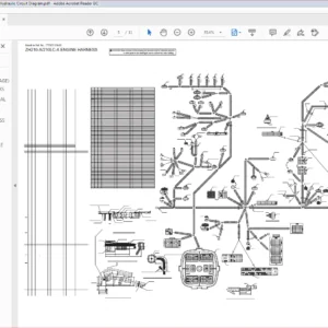 Hitachi ZH 210-A 210LC-A Hybrid Excavator Electrical Hydraulic Circuit Diagram Manual - PDF DOWNLOAD
