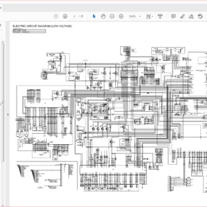 Hitachi ZH210LC-5B Hybrid Excavator Electrical-Hydraulic Circuit Diagram Manual - PDF DOWNLOAD