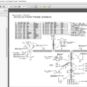Hitachi ZW100 120 Wheel Loader Electrical Hydraulic Circuit Diagram Manual - PDF DOWNLOAD