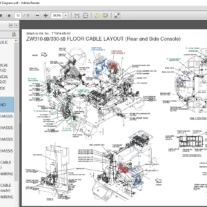 Hitachi ZW310 5B ZW330 5B Hydraulic Circuit Diagram - PDF DOWNLOAD