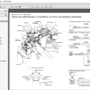 Hitachi ZW370 5B Hydraulic Circuit Diagram - PDF DOWNLOAD