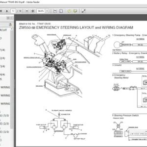 Hitachi ZW550 5B Hydraulic Circuit Diagram Manual TTNHF EN 00 - PDF DOWNLOAD