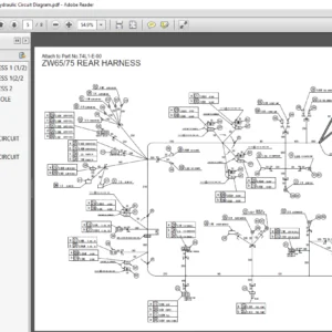 Hitachi ZW65 75 95 Wheel Loader Electrical-Hydraulic Circuit Diagram Manual - PDF DOWNLOAD