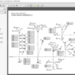 Hitachi ZW80 90 Wheel Loader Electrical-Hydraulic Circuit Diagram Manual - PDF DOWNLOAD