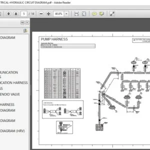 Hitachi ZX 225US-5A 225USLC-5A Electrical - Hydraulic Circuit Diagram Manual - PDF DOWNLOAD