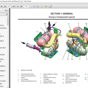 Hitachi ZX140W-6 Wheeled Excavator Technical Operational Principle Manual - PDF DOWNLOAD
