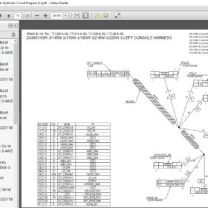 Hitachi ZX145W 3 Wheeled Excavator Electrical Hydraulic Circuit Diagram - PDF DOWNLOAD