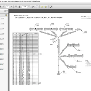 Hitachi ZX160LC-3 180LC-3 180LCN-3 Excavator Electrical-Hydraulic Circuit Diagram Manual - PDF DOWNLOAD