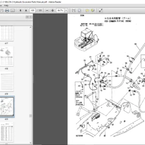 Hitachi ZX160LC-3 180LC-3 180LCN-3 Hydraulic Excavator Parts Manual - PDF DOWNLOAD
