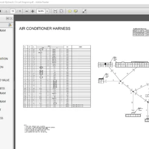 Hitachi ZX160LC-5A Excavator Electrical-Hydraulic Circuit Diagram Manual - PDF DOWNLOAD