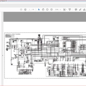 Hitachi ZX170W-5A  Hydraulic Circuit Diagram Manual - PDF DOWNLOAD