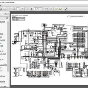 Hitachi ZX190LC-5B 190LCN-5B Excavator Electrical Circuit Diagram Manual - PDF DOWNLOAD