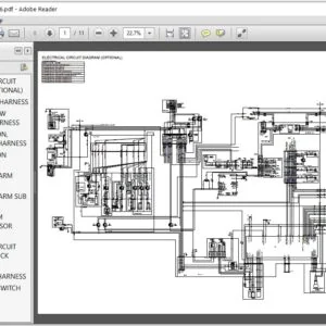 Hitachi ZX190LC-6 190LCN-6 Excavator  Electrical Circuit Diagram Manual - PDF DOWNLOAD