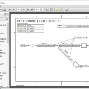 Hitachi ZX190W-6 Positioning Solenoid Valve Sub Harness Manual - PDF DOWNLOAD