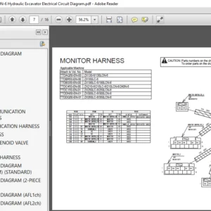 Hitachi ZX210-6 210LC-6 210LCN-6 240N-6 Hydraulic Excavator Electrical Circuit Diagram Manual - PDF DOWNLOAD