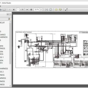 Hitachi ZX210LCX-6 Hydraulic Circuit Diagram Manual - Hitachi ZX210LCX-6 - PDF Download