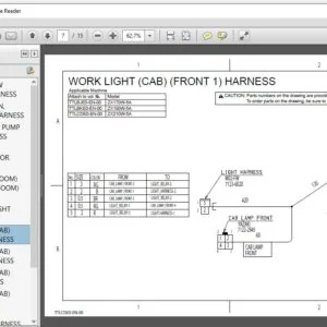 Hitachi ZX210W-5A Hydraulic Circuit Diagram Manual - PDF Download
