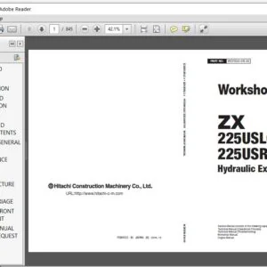 Hitachi ZX190W-6 Wheeled Excavator Workshop Manual - PDF DOWNLOAD