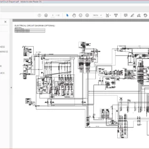 Hitachi ZX250LC-6 ZX250LCN-6 Hydraulic Excavator Electrical Circuit Diagram - PDF Download